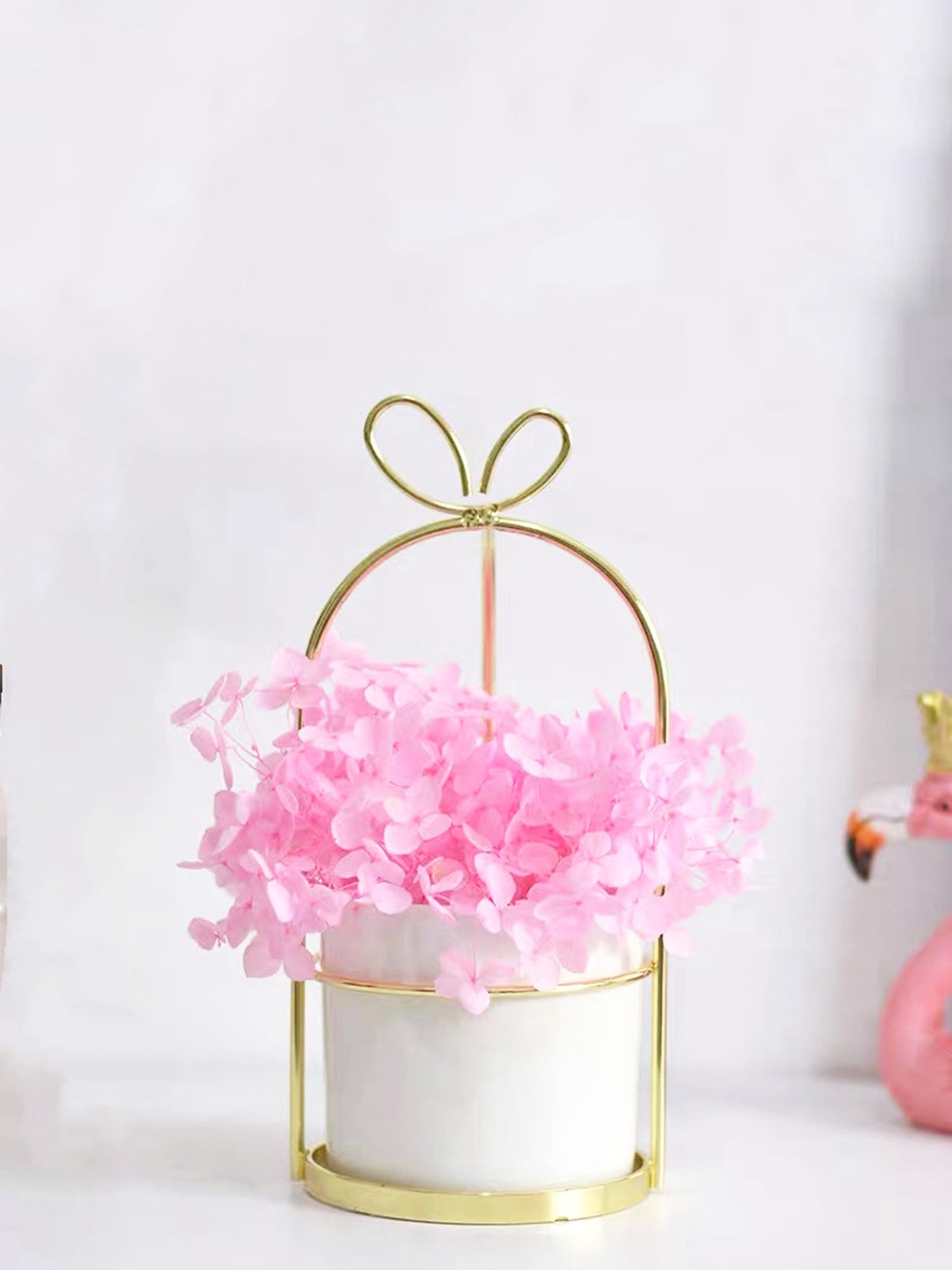 Hydrangea , Porcelain Jar