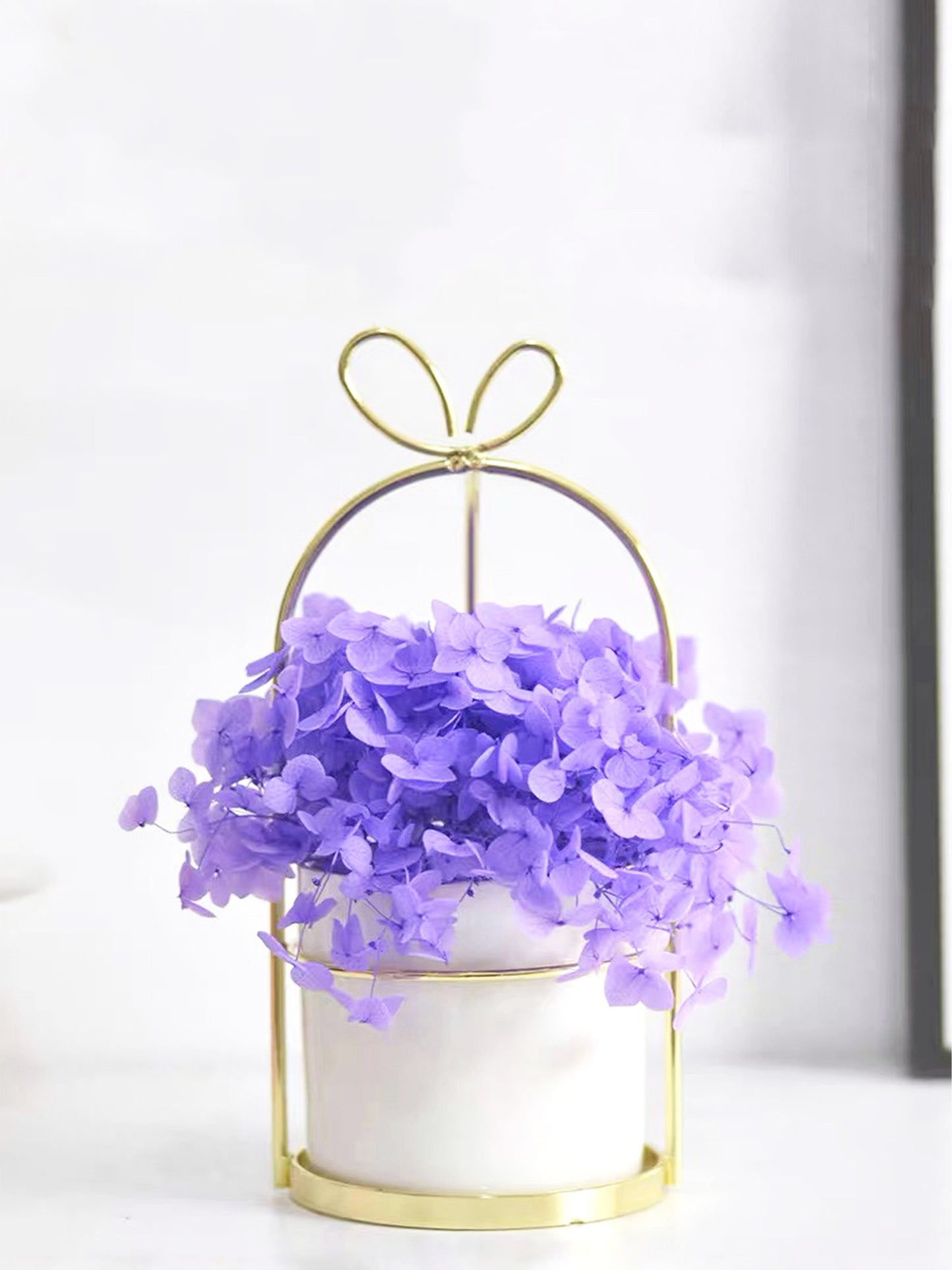 Hydrangea , Porcelain Jar